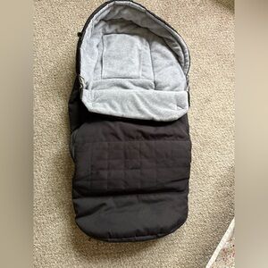 Joolz Footmuff Cozy Black and Gray Kids Footmuff